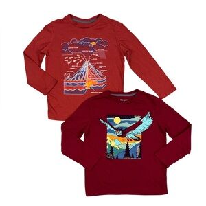 Old Navy Shirt Bundle Owl Graphics & Volcano Graphics 6/7